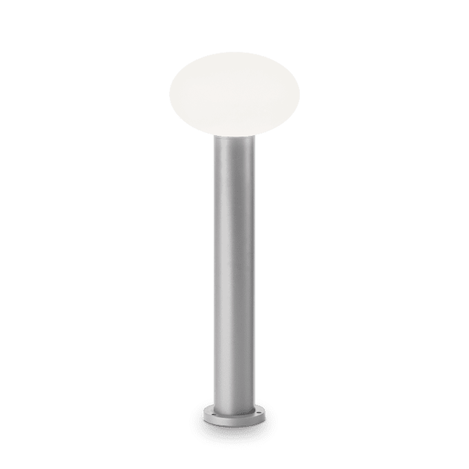 Lámpara de pie de Aluminio y color Gris