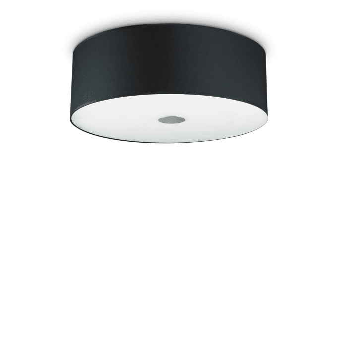 Lámpara de techo de Tela y color Negro