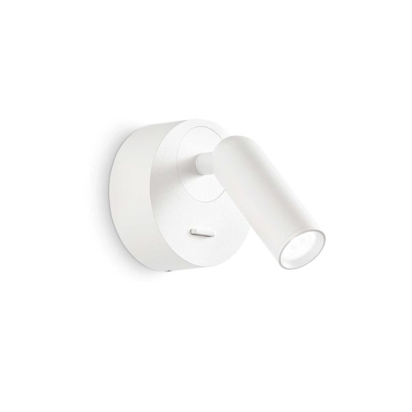 Aplique de pared BEAN ROUND AP BIANCO de Ideal Lux