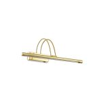 Aplique de pared BOW AP D46 OTTONE SATINATO de Ideal Lux