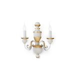 Aplique de pared FIRENZE AP2 BIANCO ANTICO de Ideal Lux