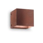 Aplique de pared FLASH AP1 CORTEN de Ideal Lux