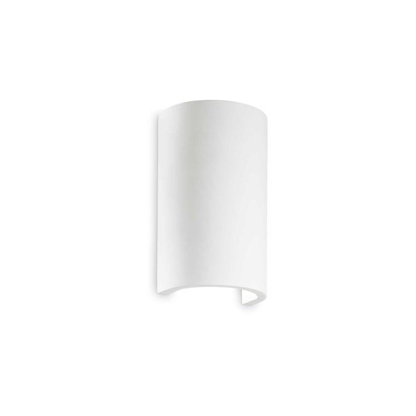 Aplique de pared FLASH GESSO AP1 ROUND de Ideal Lux