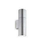 Aplique de pared GUN AP2 SMALL ALLUMINIO de Ideal Lux