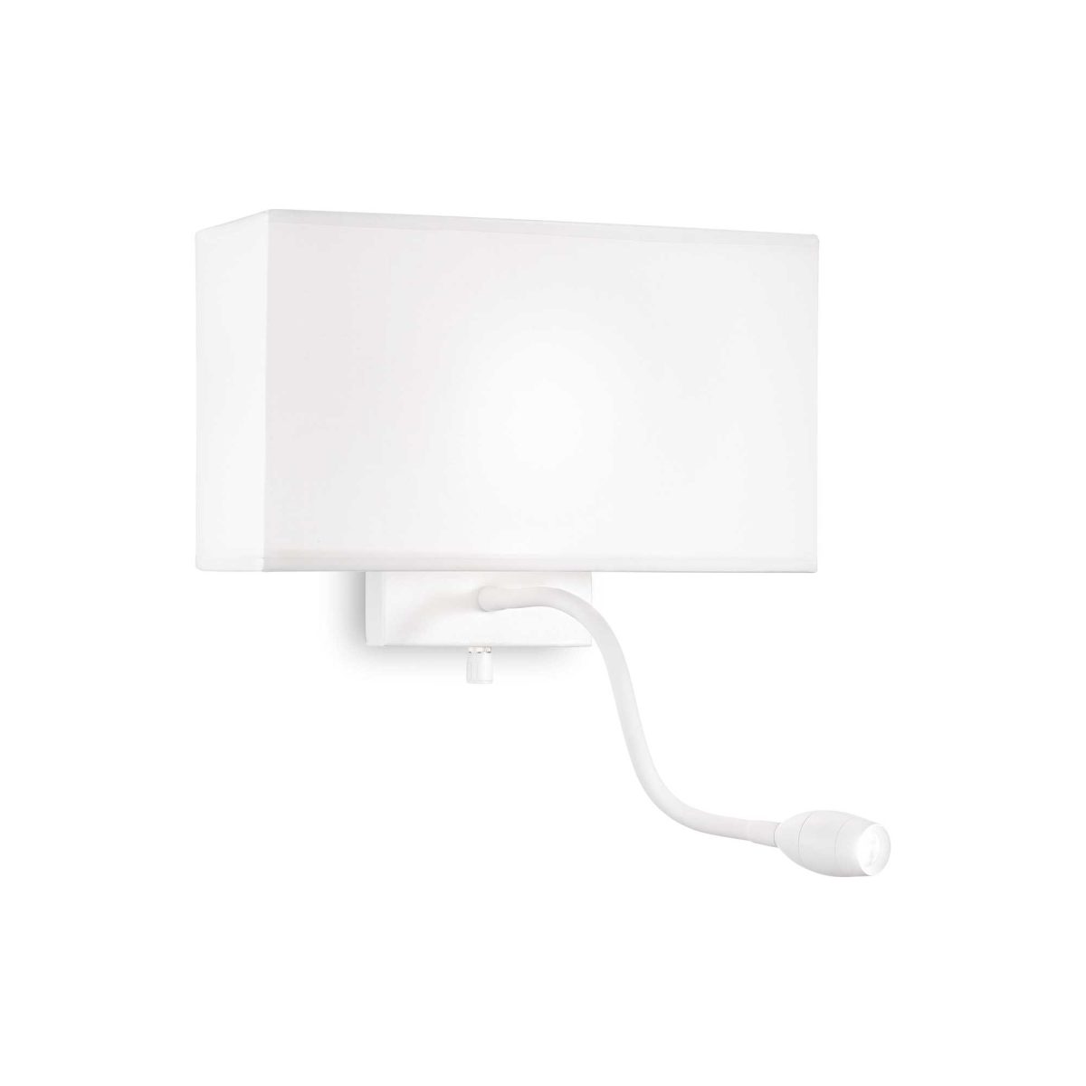 Aplique de pared HOTEL AP2 ALL WHITE de Ideal Lux