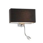 Aplique de pared HOTEL AP2 NERO de Ideal Lux