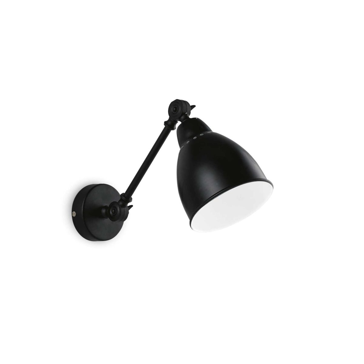 Aplique de pared NEWTON AP1 NERO de Ideal Lux