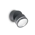 Aplique de pared OMEGA AP ROUND ANTRACITE 3000K de Ideal Lux