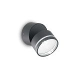 Aplique de pared OMEGA AP ROUND ANTRACITE 4000K de Ideal Lux