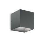 Aplique de pared RUBIK AP1 D10 ANTRACITE 3000K de Ideal Lux