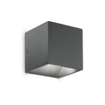 Aplique de pared RUBIK AP1 D10 ANTRACITE 4000K de Ideal Lux