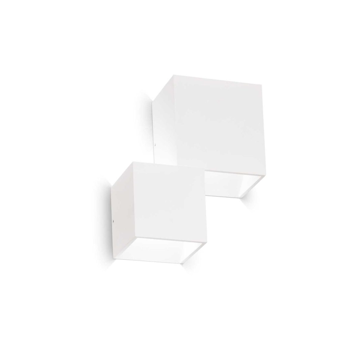 Aplique de pared RUBIK AP2 BIANCO 4000K de Ideal Lux