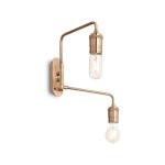 Aplique de pared TRIUMPH AP2 OTTONE ANTICO de Ideal Lux