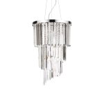 Lámpara colgante CARLTON SP8 CROMO de Ideal Lux