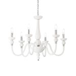 Lámpara colgante DOGE SP6 BIANCO de Ideal Lux