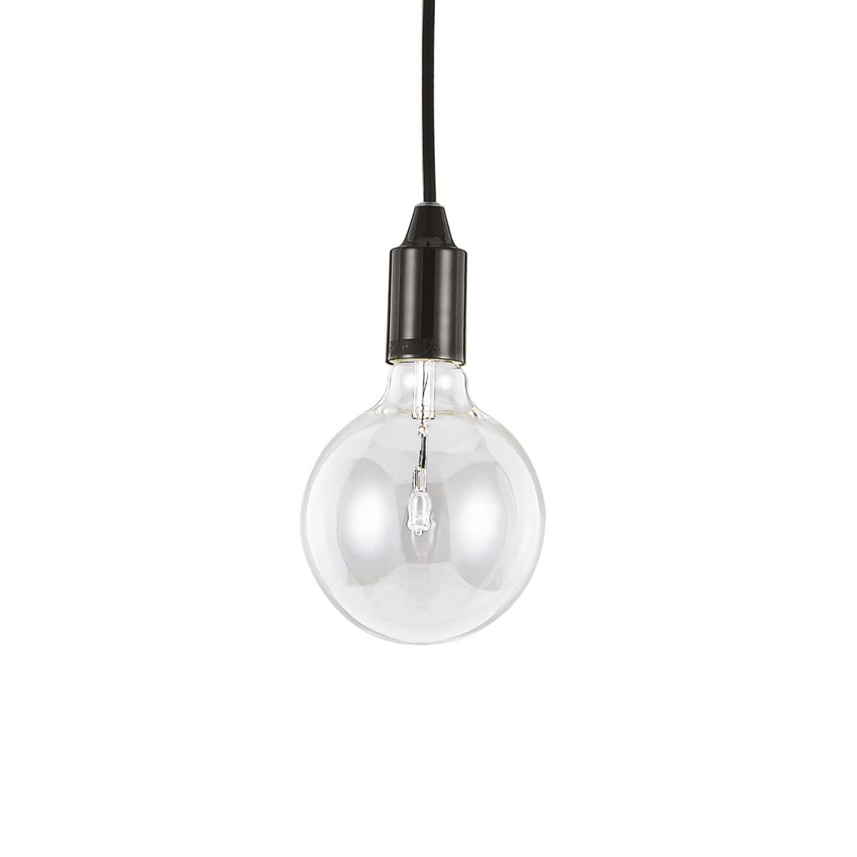 Lámpara colgante EDISON SP1 NERO de Ideal Lux