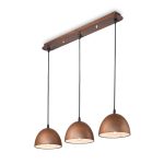 Lámpara colgante FOLK SP3 CORTEN de Ideal Lux