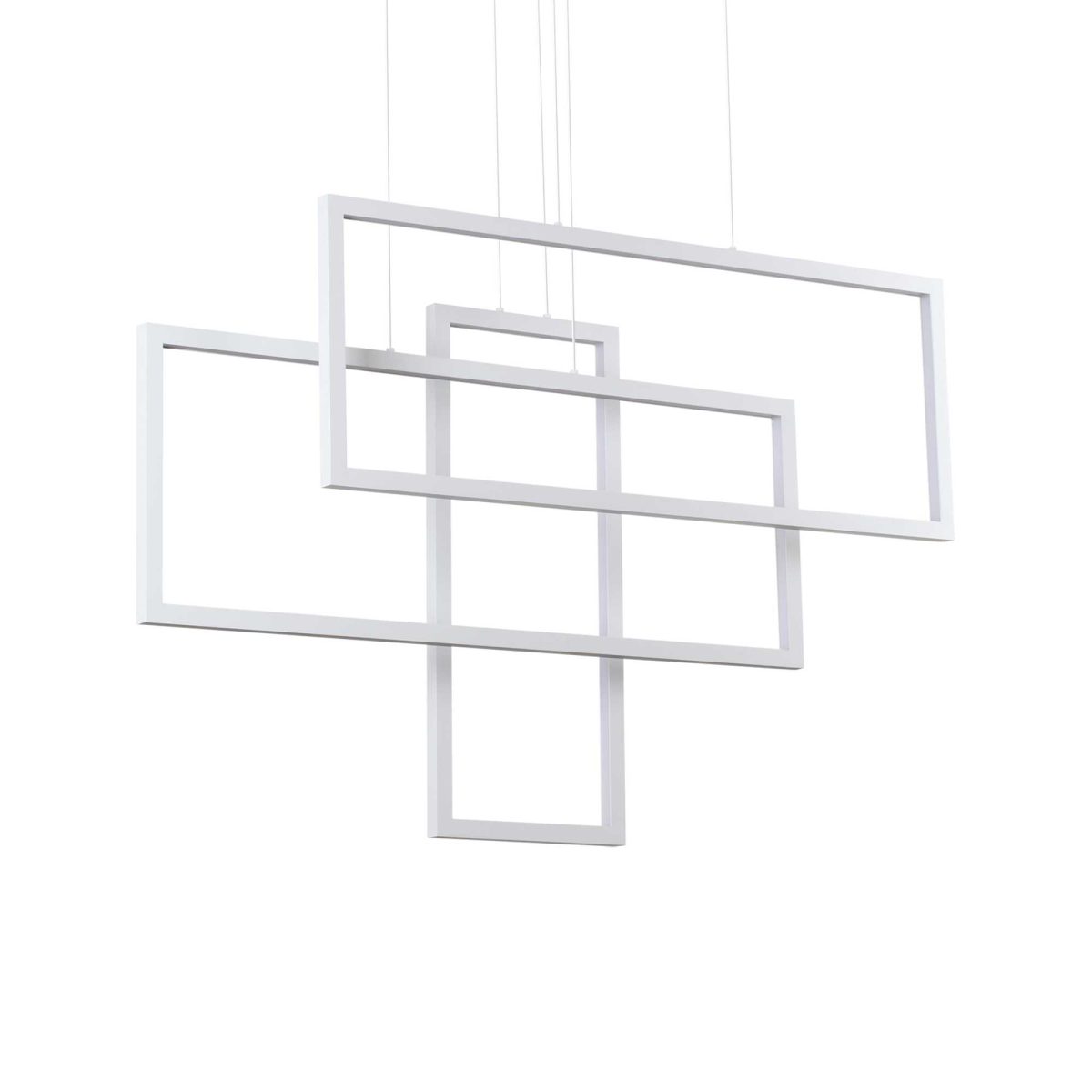 Lámpara colgante FRAME SP RETTANGOLO BIANCO de Ideal Lux