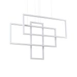 Lámpara colgante FRAME SP RETTANGOLO BIANCO de Ideal Lux