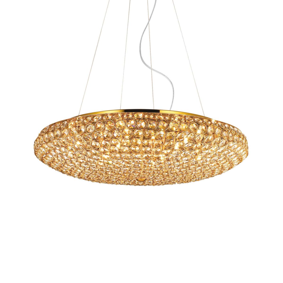 Lámpara colgante KING SP12 ORO de Ideal Lux