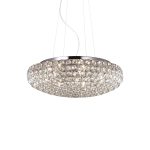 Lámpara colgante KING SP7 CROMO de Ideal Lux