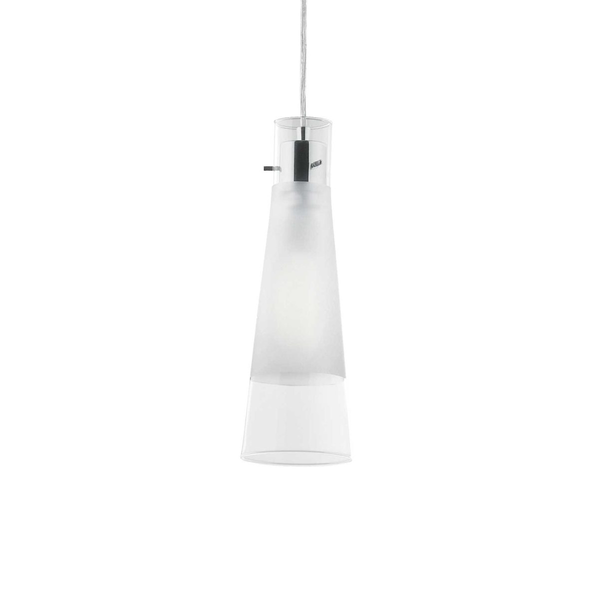 Lámpara colgante KUKY SP1 TRASPARENTE de Ideal Lux
