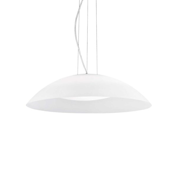 Lámpara colgante LENA SP3 D64 BIANCO de Ideal Lux