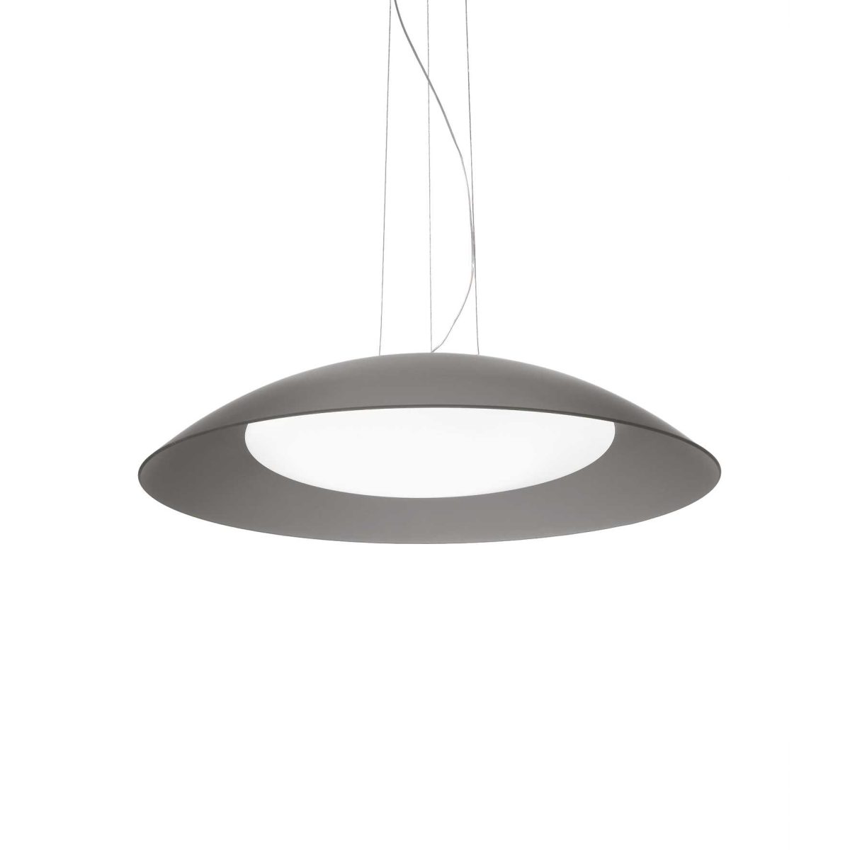 Lámpara colgante LENA SP3 D64 GRIGIO de Ideal Lux