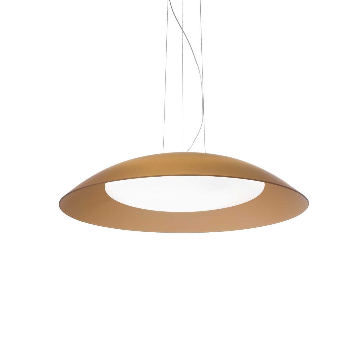 Lámpara colgante LENA SP3 D64 MARRONE de Ideal Lux