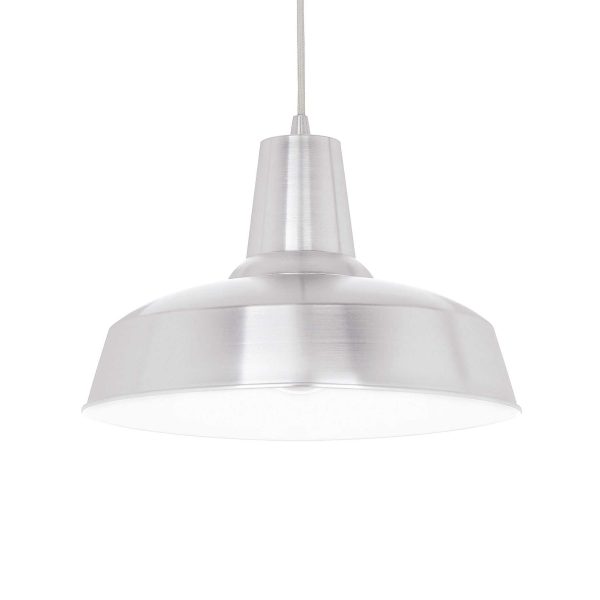 Lámpara colgante MOBY SP1 ALLUMINIO de Ideal Lux