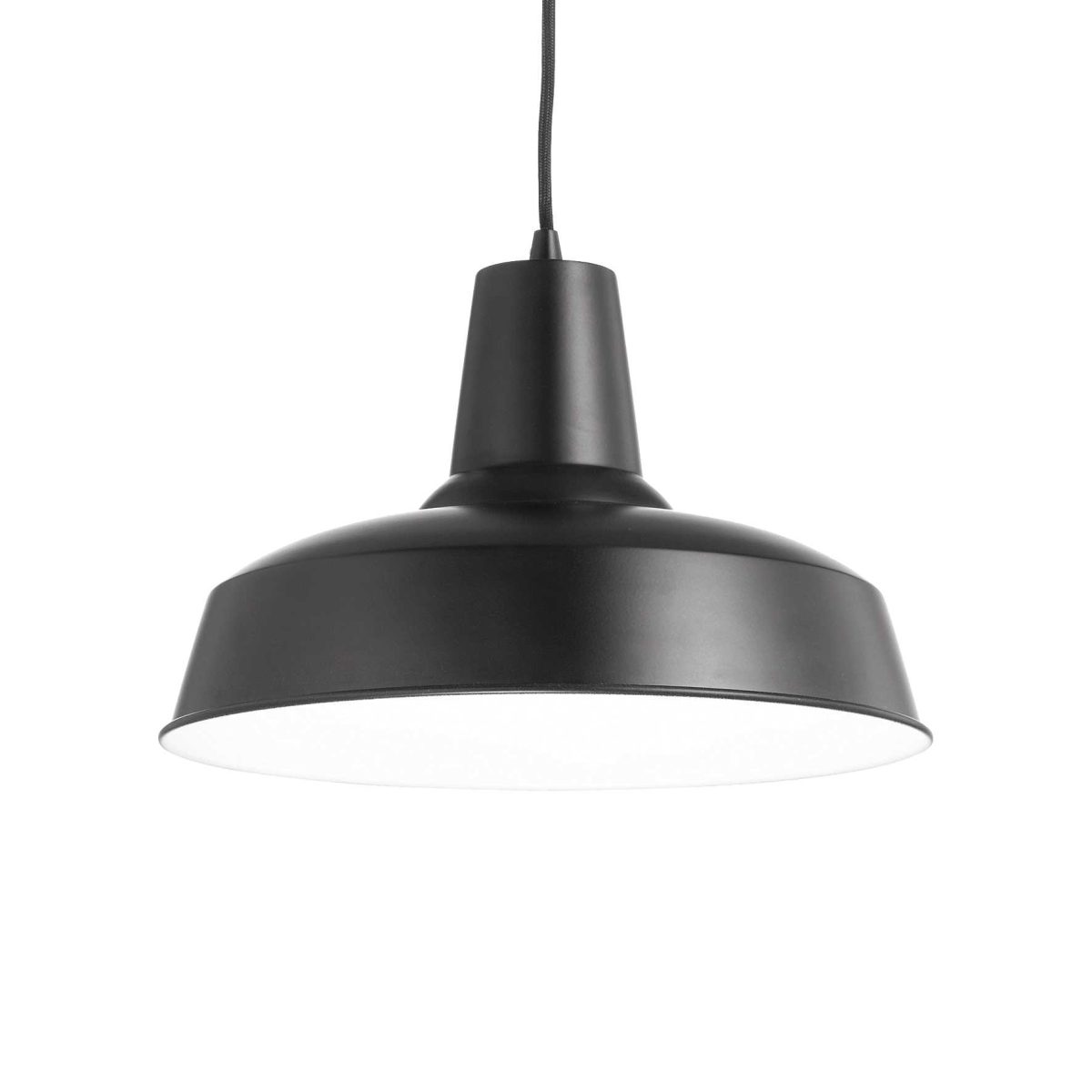 Lámpara colgante MOBY SP1 NERO de Ideal Lux