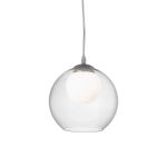 Lámpara colgante NEMO SP1 D20 TRASPARENTE de Ideal Lux