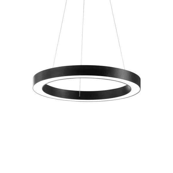 Lámpara colgante ORACLE D50 ROUND NERO de Ideal Lux