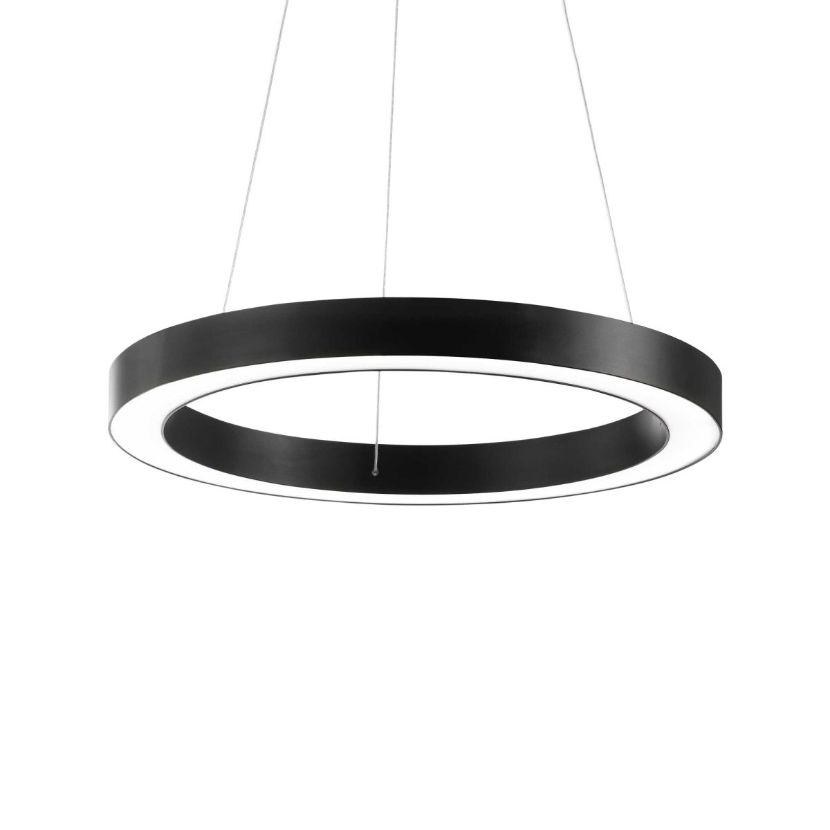 Lámpara colgante ORACLE D70 ROUND NERO de Ideal Lux