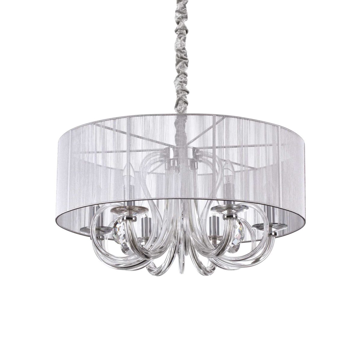 Lámpara colgante SWAN SP6 ARGENTO de Ideal Lux