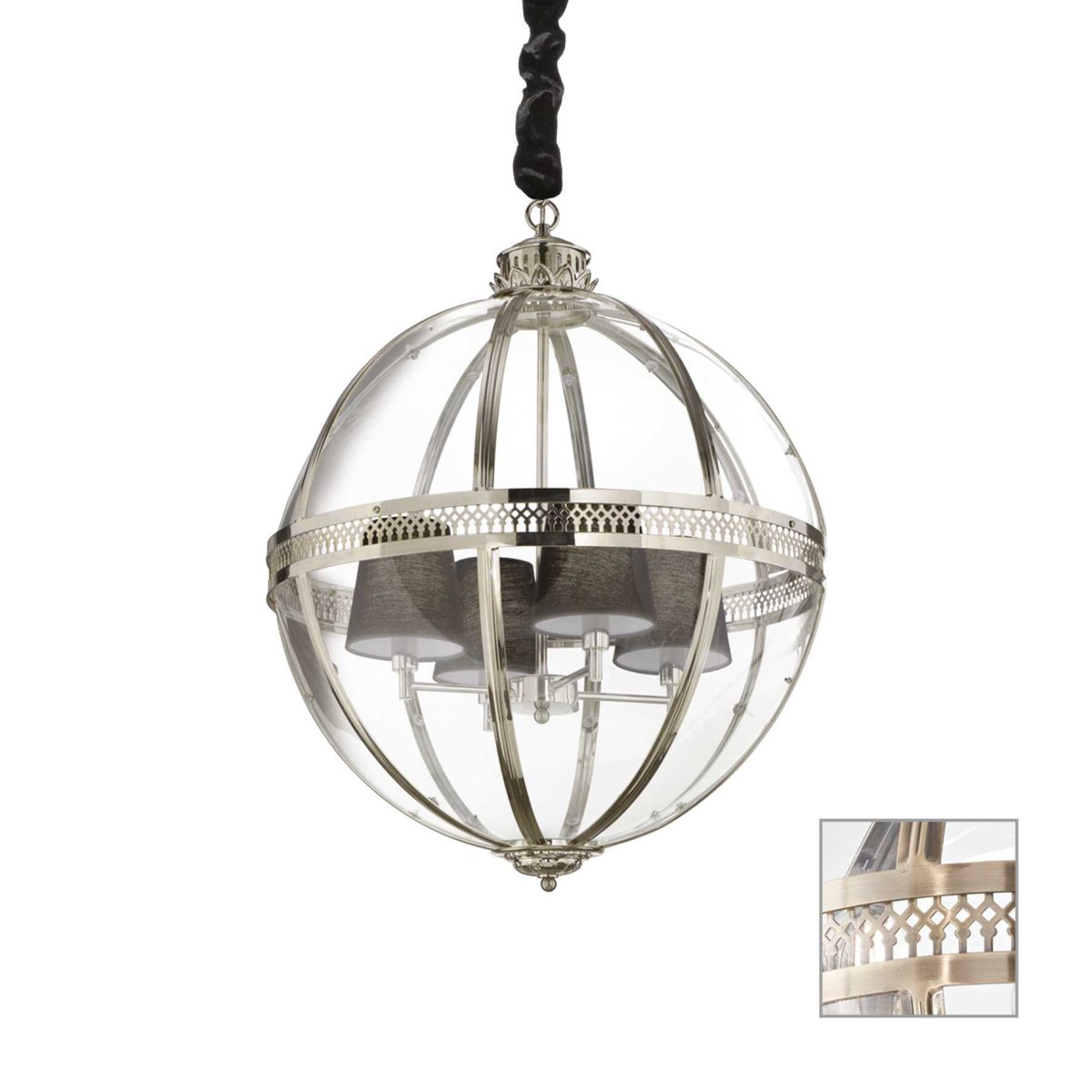 Lámpara colgante WORLD SP4 BRUNITO de Ideal Lux