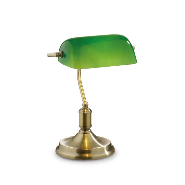 Lámpara de mesa LAWYER TL1 BRUNITO de Ideal Lux