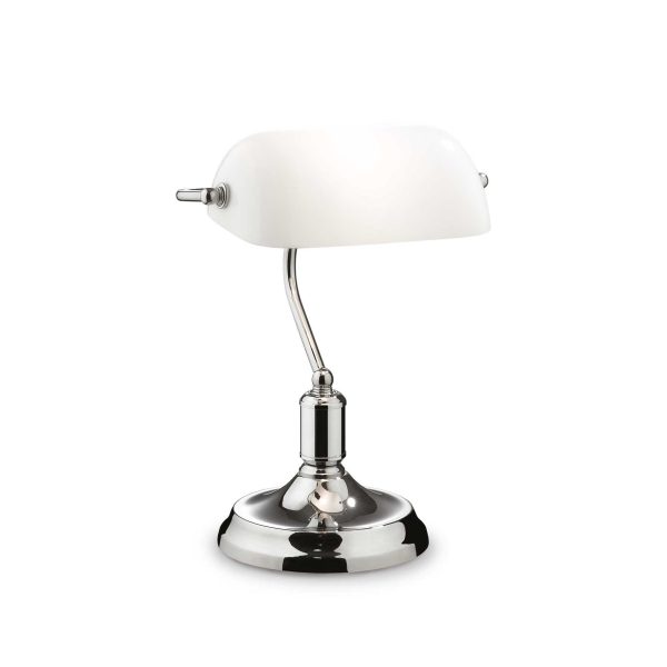 Lámpara de mesa LAWYER TL1 CROMO de Ideal Lux