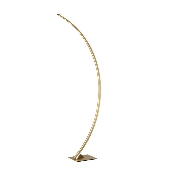 ARCUS Lámpara de pie de Schuller. Medidas: L 20 x A 150 x F 62 cm. Color: Oro