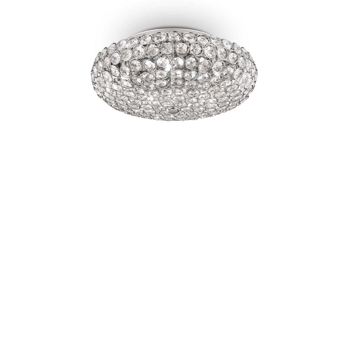 Plafón de techo KING PL5 CROMO de Ideal Lux