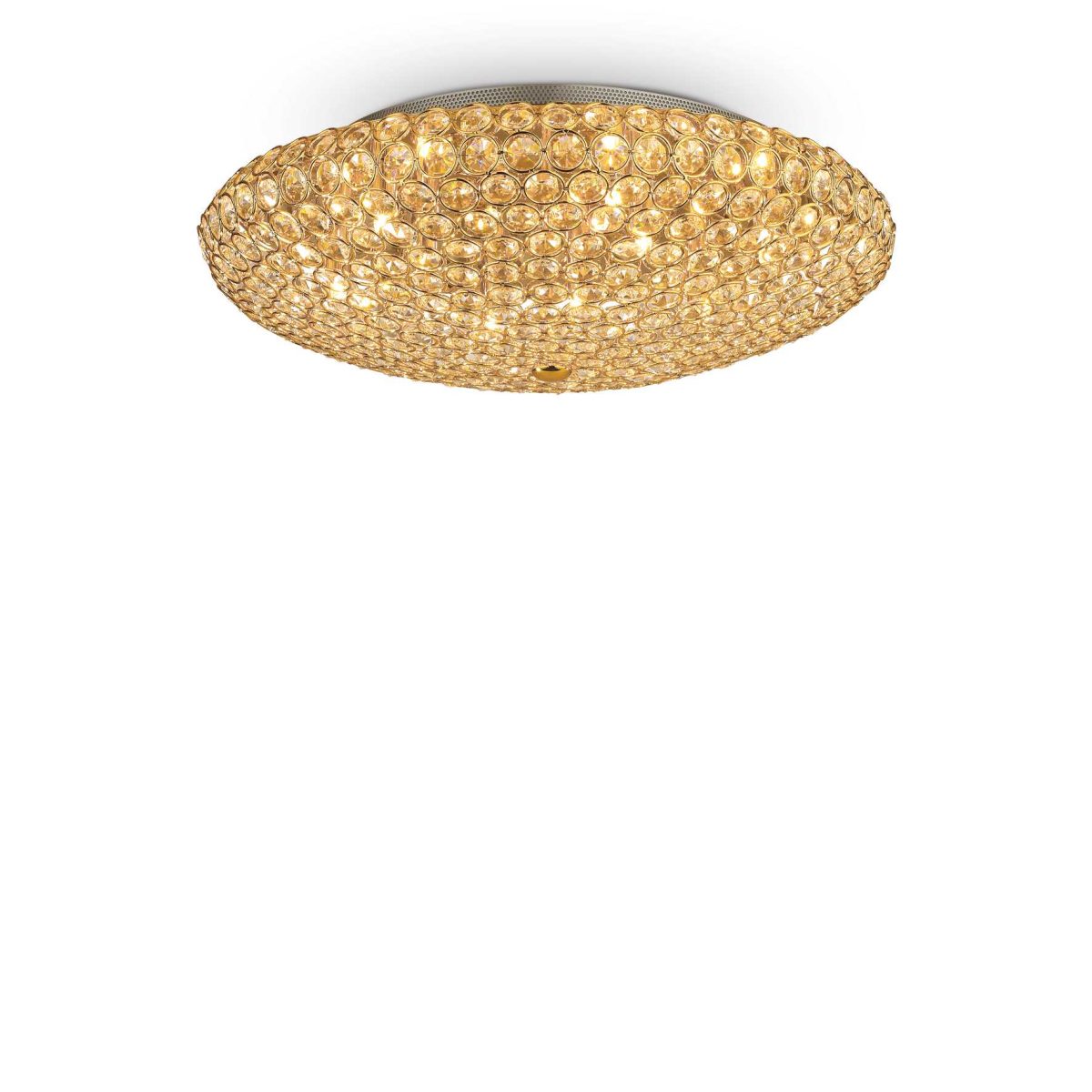 Plafón de techo KING PL9 ORO de Ideal Lux