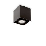 Plafón de techo MOOD PL1 D09 SQUARE NERO de Ideal Lux