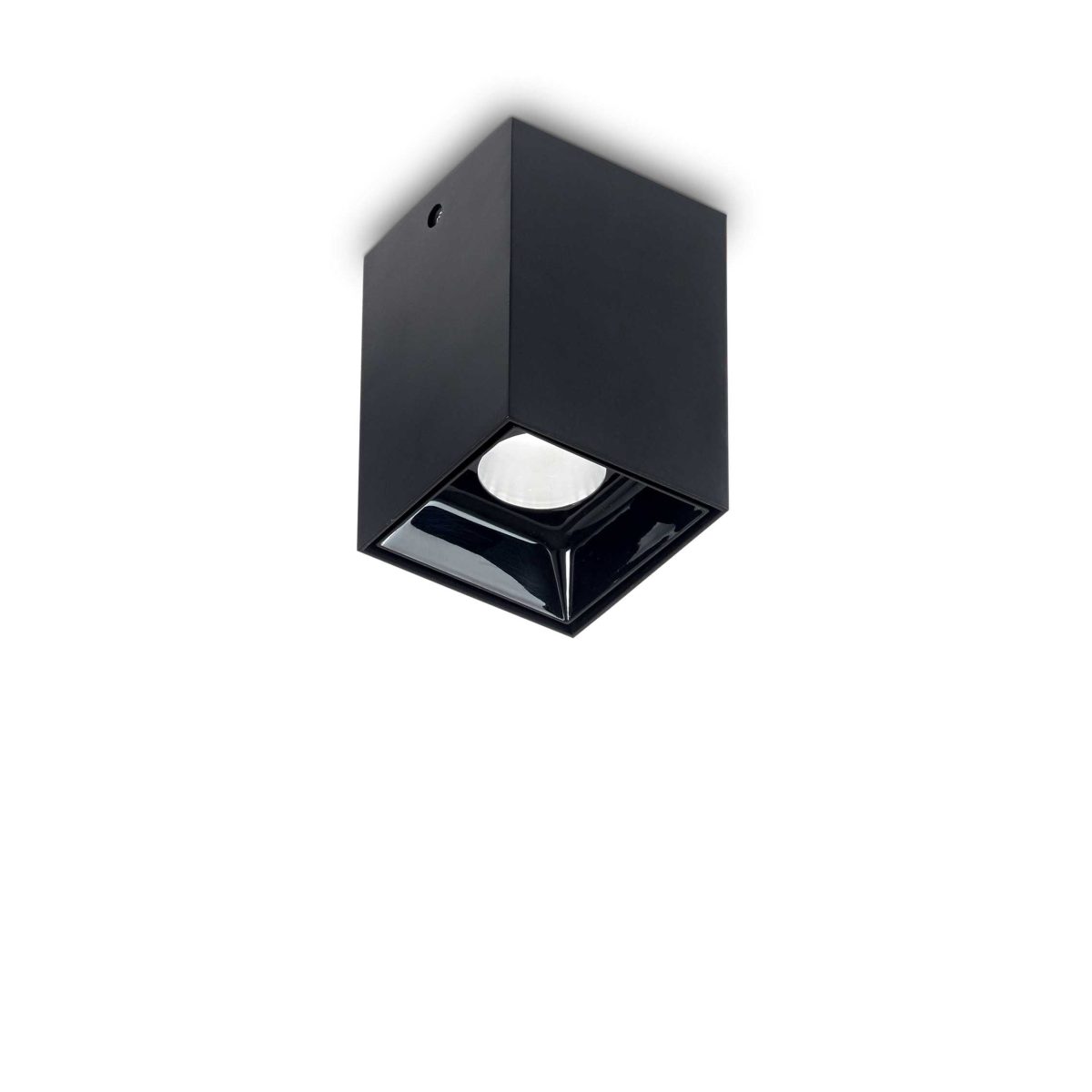 Plafón de techo NITRO FI 10W SQUARE NERO de Ideal Lux