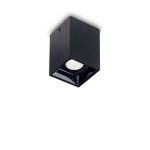 Plafón de techo NITRO FI 10W SQUARE NERO de Ideal Lux