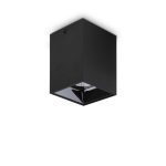 Plafón de techo NITRO FI 15W SQUARE NERO de Ideal Lux