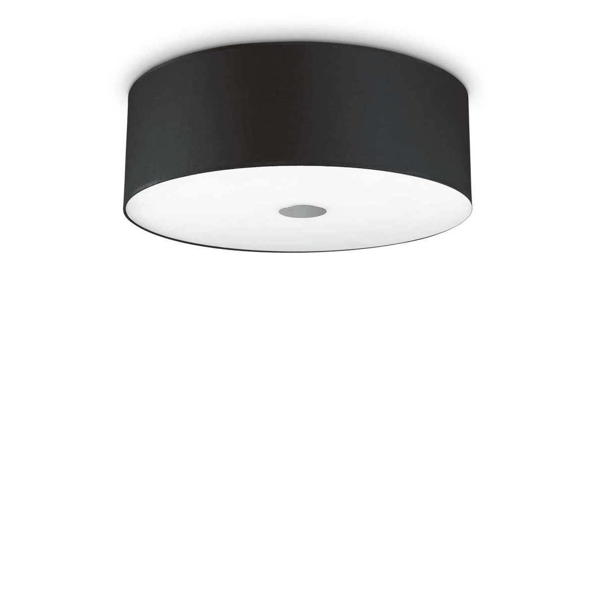 Plafón de techo WOODY PL5 NERO de Ideal Lux