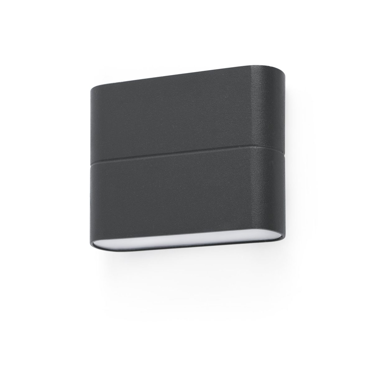 ADAY-1 Aplique de Faro. Medidas: L 113 x A 90 x F 22 mm. Color: Gris