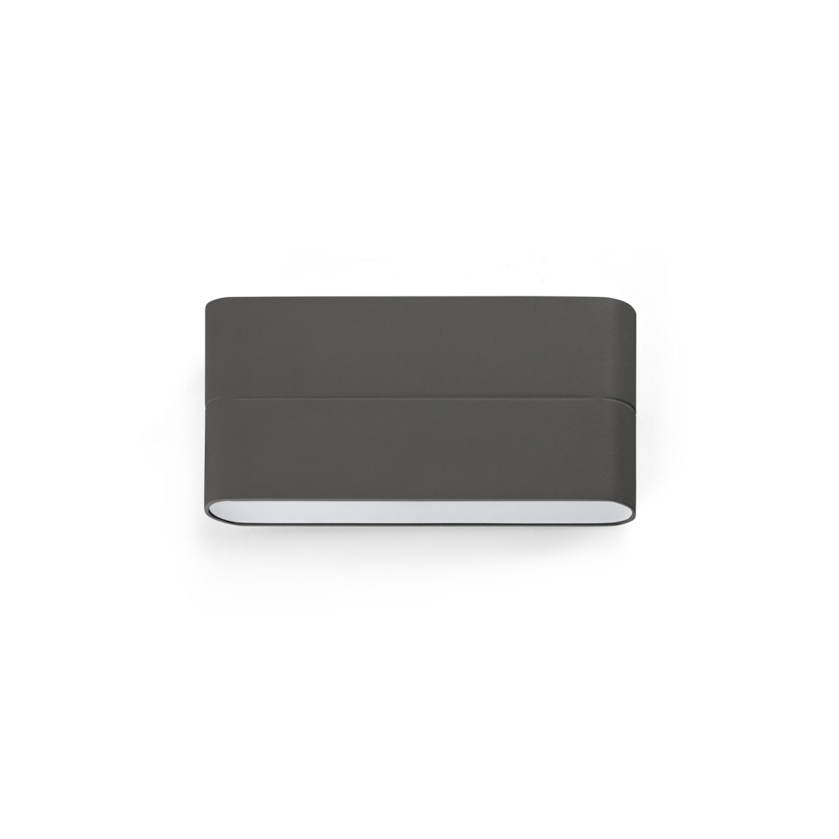 ADAY-2 Aplique de Faro. Medidas: L 175 x A 90 x F 22 mm. Color: Gris