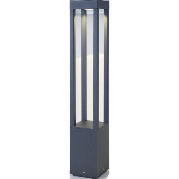 AGRA LED Pie de Faro. Medidas: L 108 x A 650 x F 108 mm. Color: Gris