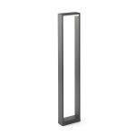 ALP LED Pie de Faro. Medidas: L 150 x A 800 x F 60 mm. Color: Gris